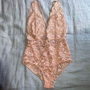 Free People lace bodysuit